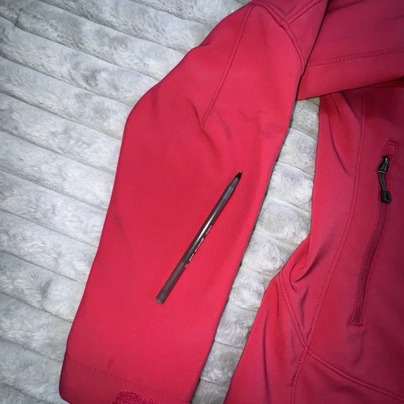 Patagonia‎ Women's Small Adze Jacket Windproof Softshell Fleece Lined Pink - Picture 11 of 11